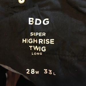 Super high rise BDG jeans